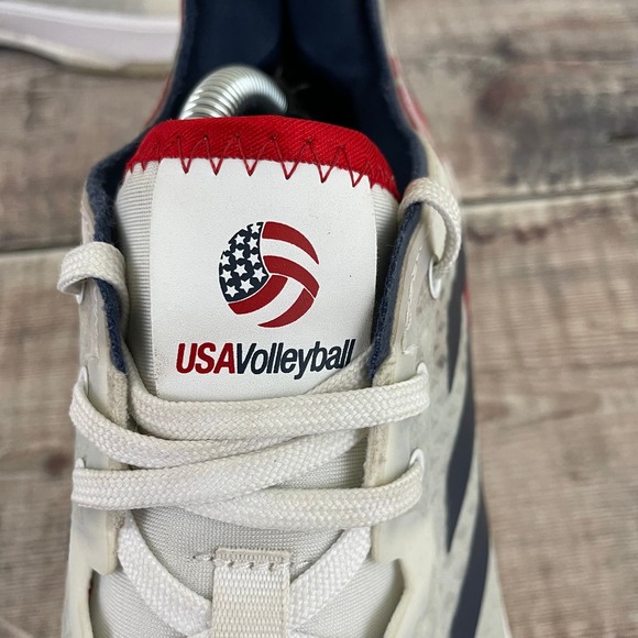 Adidas Crazyflight USA Volleyball Shoes Women's 7.5 Red White Blue - Picture 7 of 12